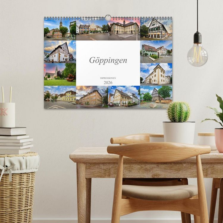 Produktbild: G&ouml;ppingen Impressionen (Wandkalender 2026 DIN A3 quer), CALVENDO Monatskalender