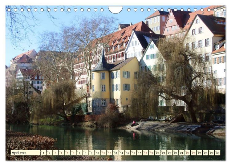 Produktbild: Unterwegs in T&uuml;bingen (Wandkalender 2026 DIN A4 quer), CALVENDO Monatskalender