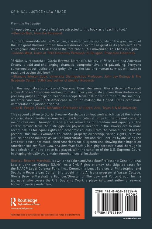 Produktbild: Race, Law, and American Society