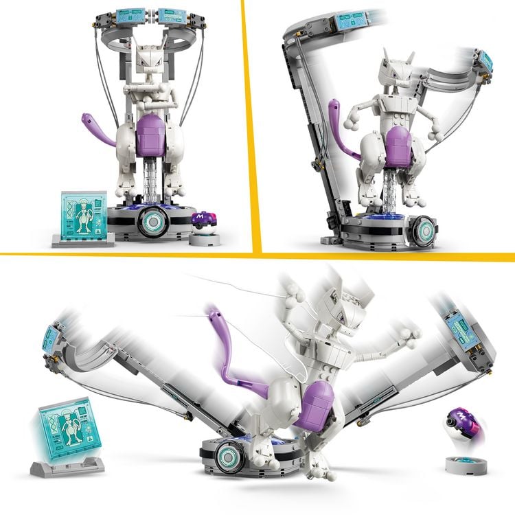Produktbild: LEGO Pok&eacute;mon SMART Play: Mewtwus Ausbruch aus dem Labor kompatibles Set 72163