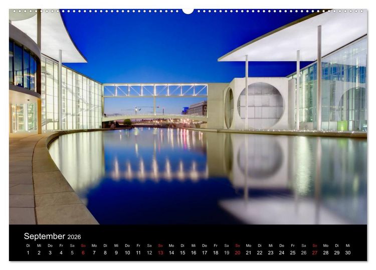 Produktbild: Colors of Berlin 2026 (Wandkalender 2026 DIN A2 quer), CALVENDO Monatskalender