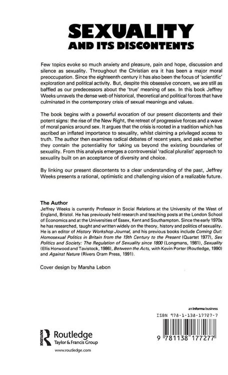 Produktbild: Sexuality and Its Discontents