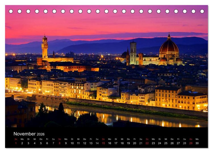 Produktbild: Toskana &ndash; Traumlandschaft in Italien (Tischkalender 2026 DIN A5 quer), CALVENDO Monatskalender