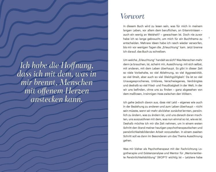 Aussöhnung mit uns selbst und dem unvollkommenen Leben