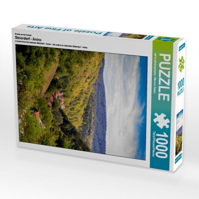 Produktbild: CALVENDO Puzzle Ein Motiv aus dem Kalender Steierdorf - Anina | 1000 Teile Lege-Gr&ouml;&szlig;e 64x48cm Foto-Puzzle f&uuml;r gl&uuml;ckliche Stunden