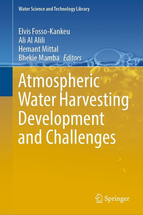 Produktbild: Atmospheric Water Harvesting Development and Challenges