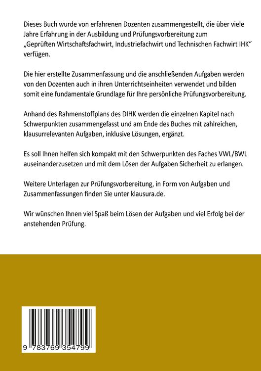 Produktbild: Fachwirt kompakt VWL/BWL