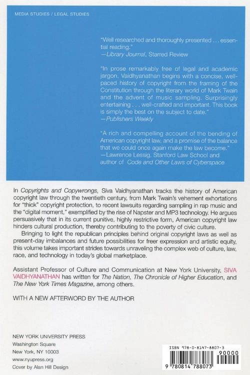 Produktbild: Copyrights and Copywrongs