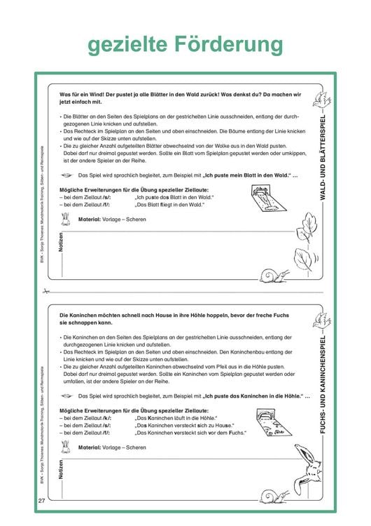 Produktbild: Mundmotorik-Training, Silben- und Reimspiele