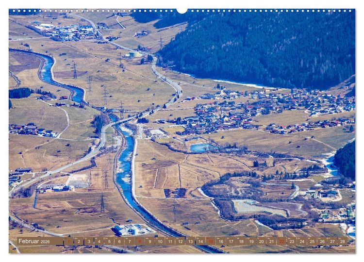 Produktbild: Es flie&szlig;t die Salzach (Wandkalender 2026 DIN A2 quer), CALVENDO Monatskalender