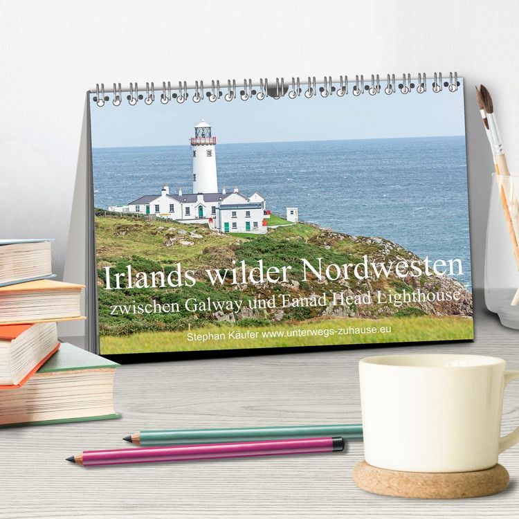 Produktbild: Irlands wilder Nordwesten, zwischen Galway und Fanad Head Lighthouse (Tischkalender 2026 DIN A5 quer), CALVENDO Monatskalender