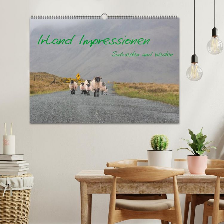Produktbild: Irland Impressionen S&uuml;dwesten und Westen (Wandkalender 2026 DIN A2 quer), CALVENDO Monatskalender