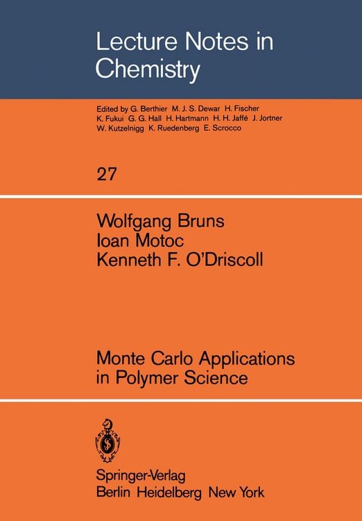 Produktbild: Monte Carlo Applications in Polymer Science