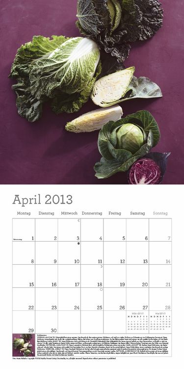 Produktbild: Martha Stewart's K&uuml;chenlatein, Brosch&uuml;renkalender 2013