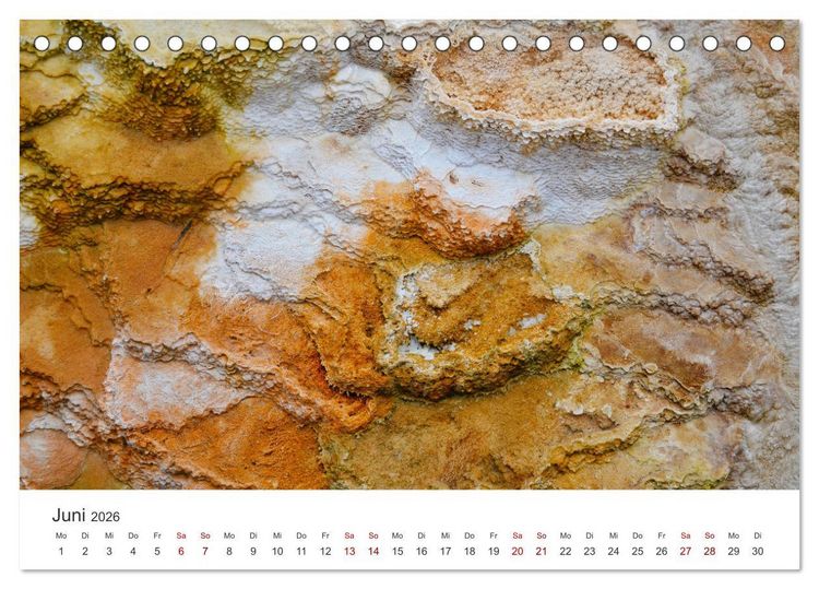 Produktbild: Yellowstone - Wie von einem anderen Stern. (Tischkalender 2026 DIN A5 quer), CALVENDO Monatskalender