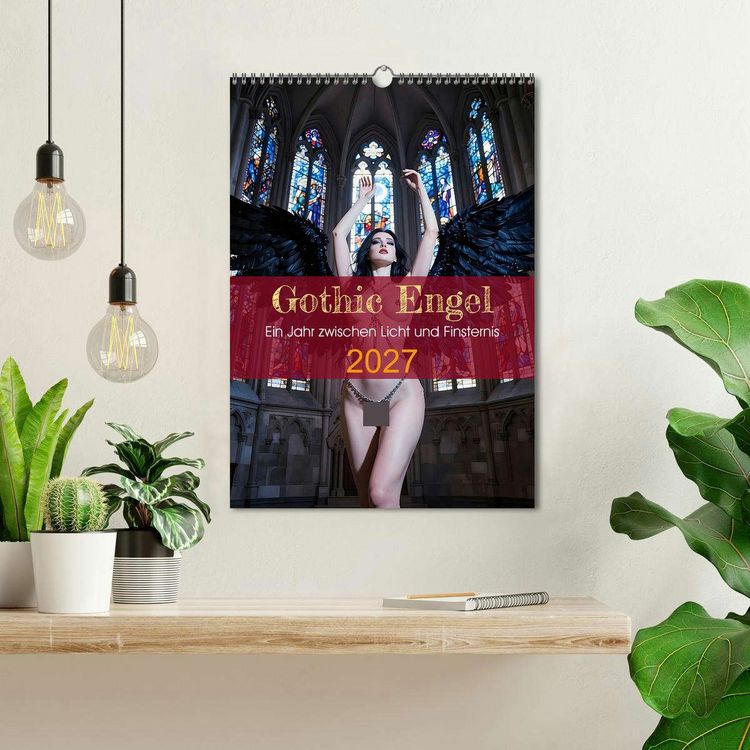 Produktbild: Gothic Engel (Wandkalender 2027 DIN A3 hoch), CALVENDO Monatskalender