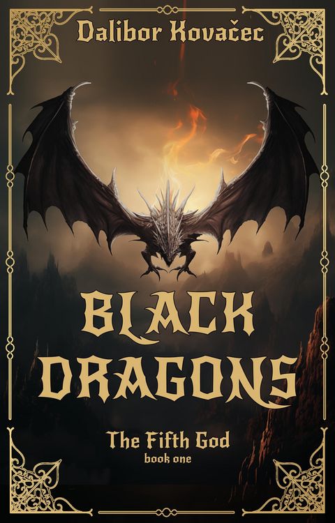 Produktbild: Black Dragons (The Fifth God, #1)