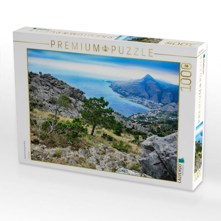 Produktbild: CALVENDO Puzzle Adriatische K&uuml;ste bei Omis | 1000 Teile Lege-Gr&ouml;&szlig;e 64x48cm Foto-Puzzle f&uuml;r gl&uuml;ckliche Stunden