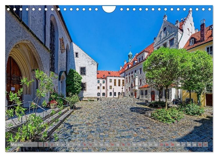 Produktbild: Freising - 1300 Jahre Korbinian (Wandkalender 2026 DIN A4 quer), CALVENDO Monatskalender