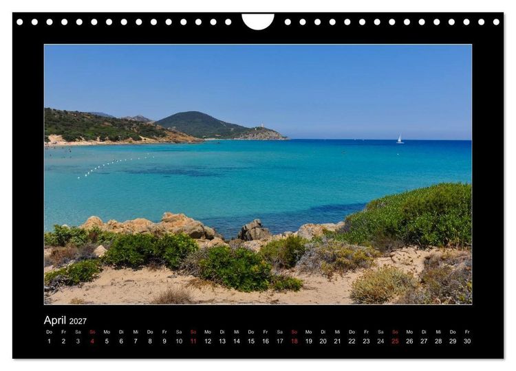 Produktbild: Die Trauminsel Sardinien (Wandkalender 2027 DIN A4 quer), CALVENDO Monatskalender