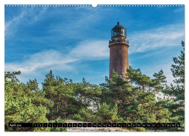 Produktbild: Die Ostseek&uuml;ste in Mecklenburg-Vorpommern (Wandkalender 2026 DIN A2 quer), CALVENDO Monatskalender
