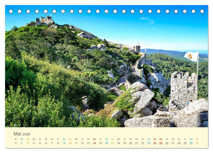 Produktbild: Wanderwege - zu Fu&szlig; in Europa (Tischkalender 2026 DIN A5 quer), CALVENDO Monatskalender