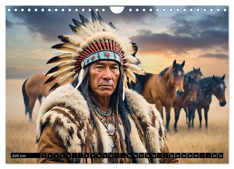 Produktbild: Im weiten Land der Indianer (Wandkalender 2026 DIN A4 quer), CALVENDO Monatskalender