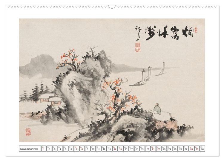Produktbild: Yoshitsugu Haizan (Wandkalender 2026 DIN A2 quer), CALVENDO Monatskalender