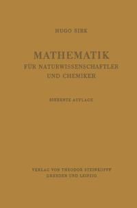 Produktbild: Mathematik f&uuml;r Naturwissenschaftler und Chemiker