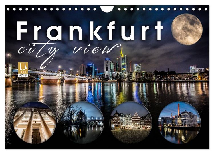 Produktbild: Frankfurt city view (Wandkalender 2026 DIN A4 quer), CALVENDO Monatskalender