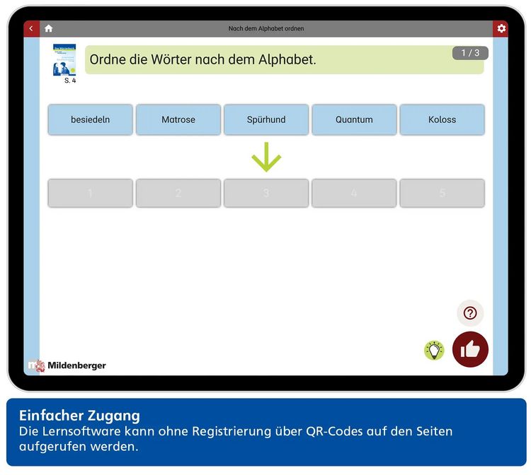 Produktbild: Das W&ouml;rterbuch f&uuml;r die Sekundarstufe &ndash; Arbeitsheft Rechtschreiben