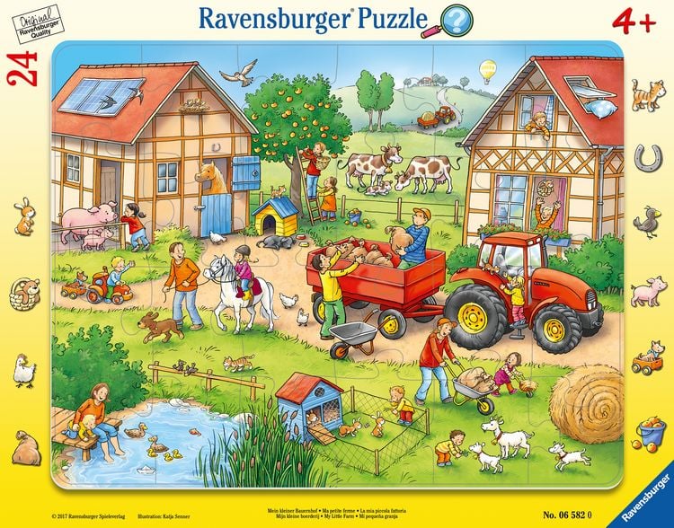 Produktbild: Rahmenpuzzle Ravensburger Mein kleiner Bauernhof 24 Teile