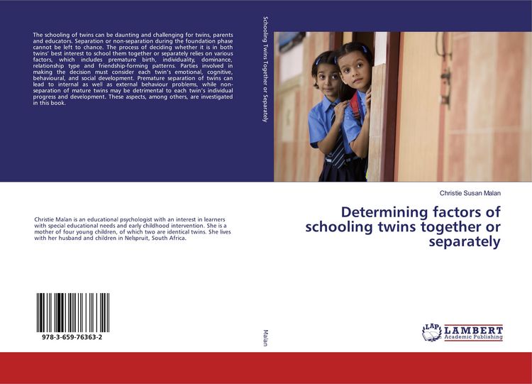Produktbild: Determining factors of schooling twins together or separately