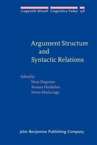 Produktbild: Argument Structure and Syntactic Relations