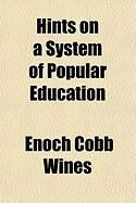 Produktbild: Hints on a System of Popular Education