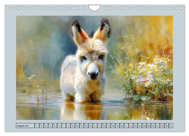 Produktbild: Zwergesel. Kleine Langohren mit gro&szlig;em Charme (Wandkalender 2027 DIN A4 quer), CALVENDO Monatskalender