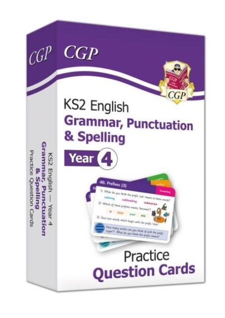 Produktbild: KS2 English Year 4 Practice Question Cards: Grammar, Punctuation & Spelling