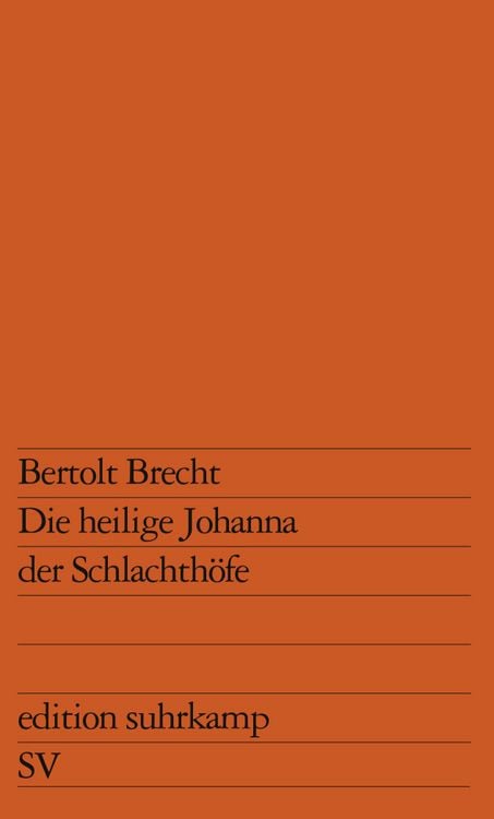 Produktbild: Die heilige Johanna der Schlachthöfe