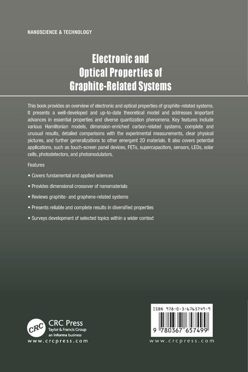 Produktbild: Electronic and Optical Properties of Graphite-Related Systems