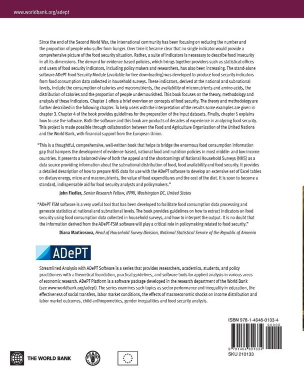 Produktbild: Analyzing Food Security Using Household Survey Data