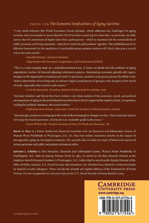 Produktbild: The Economic Implications of Aging Societies