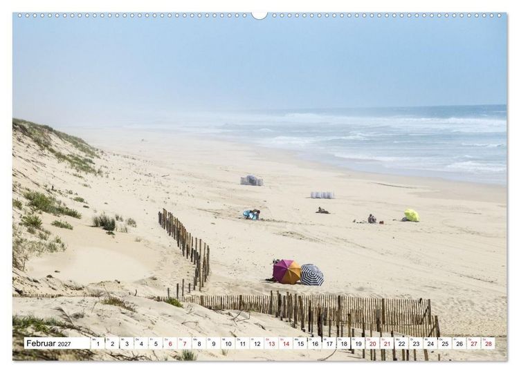 Produktbild: Momente einer Reise - Franz&ouml;sische Atlantikk&uuml;ste (Wandkalender 2027 DIN A2 quer), CALVENDO Monatskalender