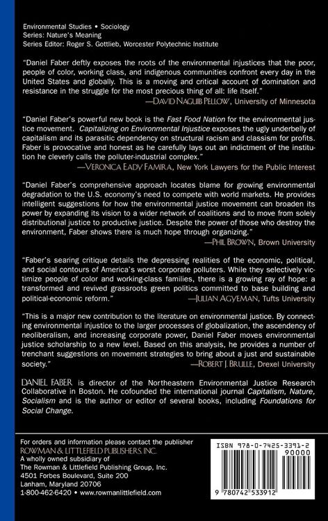 Produktbild: Capitalizing on Environmental Injustice