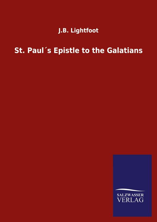 Produktbild: St. Paul&acute;s Epistle to the Galatians