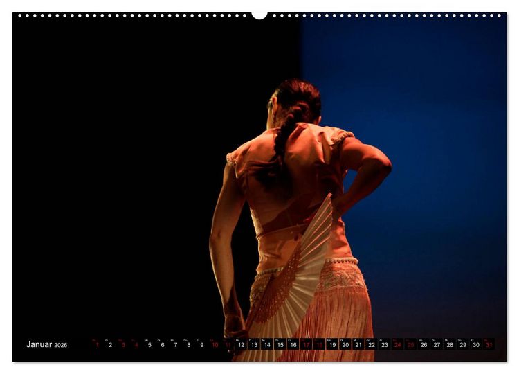 Produktbild: Flamenco. Spanischer Tanz (hochwertiger Premium Wandkalender 2026 DIN A2 quer), Kunstdruck in Hochglanz
