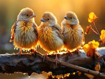 Produktbild: CALVENDO Puzzle V&ouml;gel, herrlicher Sonnenschein, nicht wahr! | 1000 Teile Lege-Gr&ouml;&szlig;e 64x48cm Foto-Puzzle f&uuml;r gl&uuml;ckliche Stunden