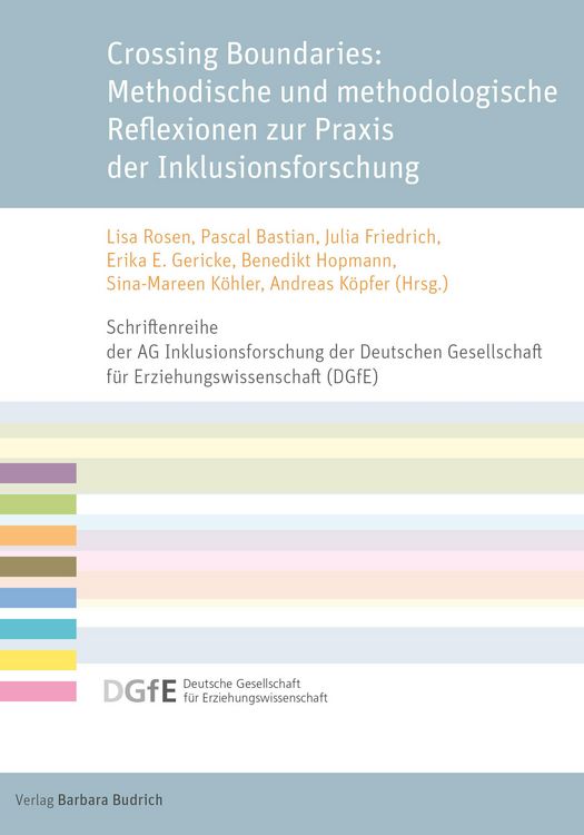 Produktbild: Crossing Boundaries: Methodische und methodologische Reflexionen zur Praxis der Inklusionsforschung