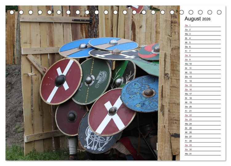 Produktbild: Mittelalter - Leben (Tischkalender 2026 DIN A5 quer), CALVENDO Monatskalender