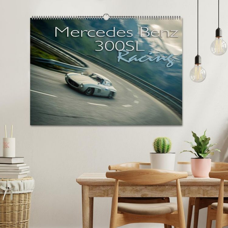 Produktbild: Mercedes Benz 300SL - Racing (Wandkalender 2026 DIN A2 quer), CALVENDO Monatskalender