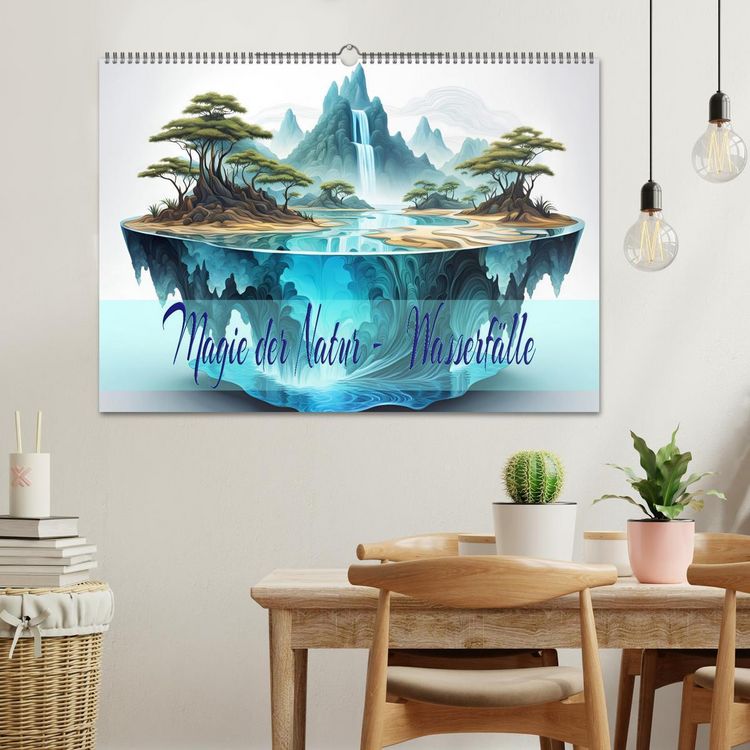 Produktbild: Magie der Natur - Wasserf&auml;lle (Wandkalender 2026 DIN A2 quer), CALVENDO Monatskalender